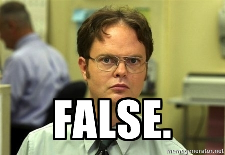 false